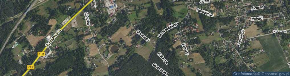 Zdjęcie satelitarne Moniuszki Stanisława ul.